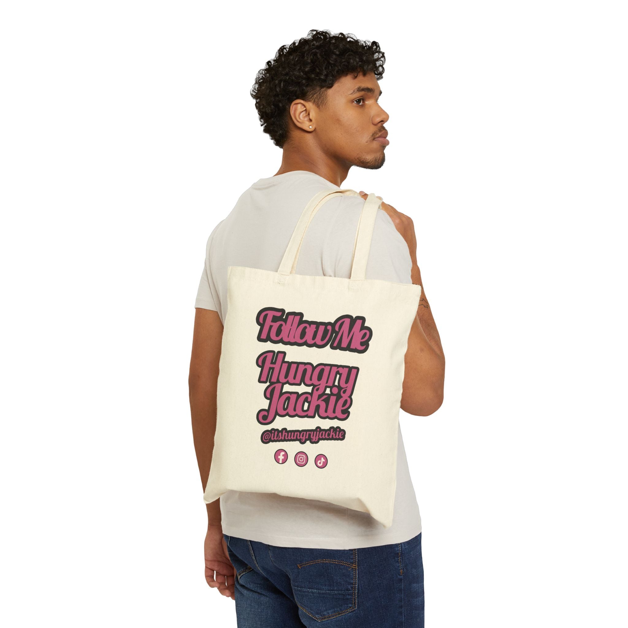 Eat Me — Cotton Canvas Tote Bag